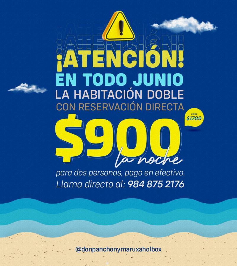 Isla Holbox Don Panchon Y Maruxa酒店 外观 照片